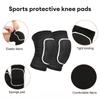 1 Paar Tanz-Knieschützer für Volleyball, Yoga, Frauen, Kinder, Männer, Patella-Orthese, Unterstützung, EVA-Kniepolster, Fitness, Sportschutz, Arbeitsausrüstung