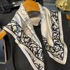 New 100% Natural Real Silk Scarf Women Bandana Square Scarves Wrap Kerchief Mulberry Fashion Luxury High Quality Hijab For Lady