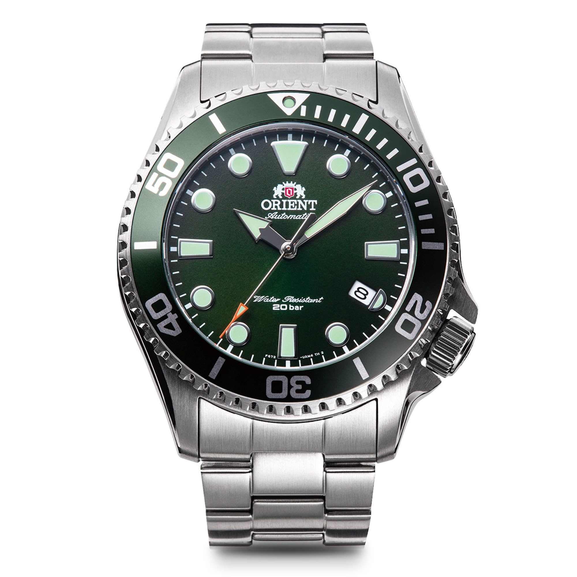 

[ORIENT] ORIENT Mako Automatic Watch Mechanical Automatic Diver s Watch RN-AC0K02E Men s Green