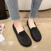 Summer Mesh Fabrics Breathable Flats Women Shoes Ventilate Lace Leisure Loafers Mom Shoes Comfort Casual Light Sneakers