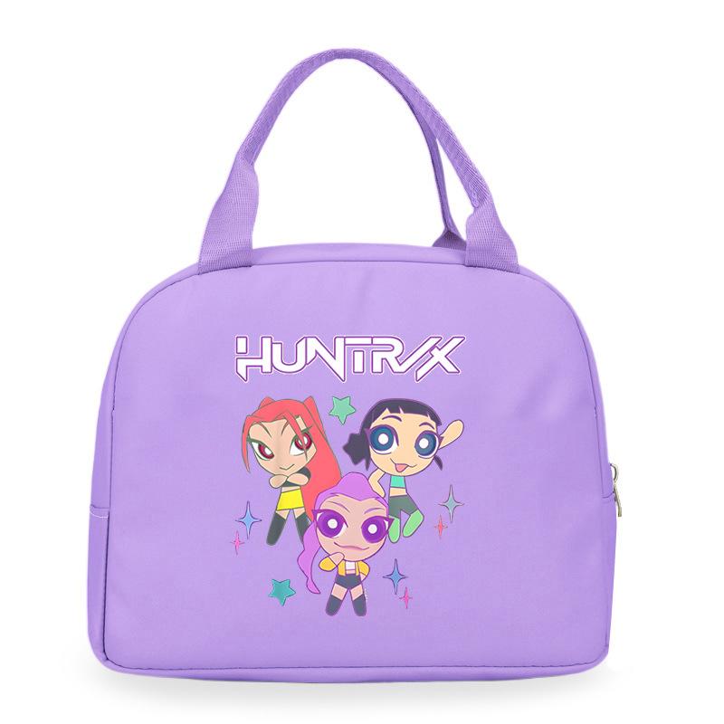 Cartoon Animation Academy Meal Bag Student Thermal Insulation Lunch Box Bag Office Workers Handheld Bento Bag