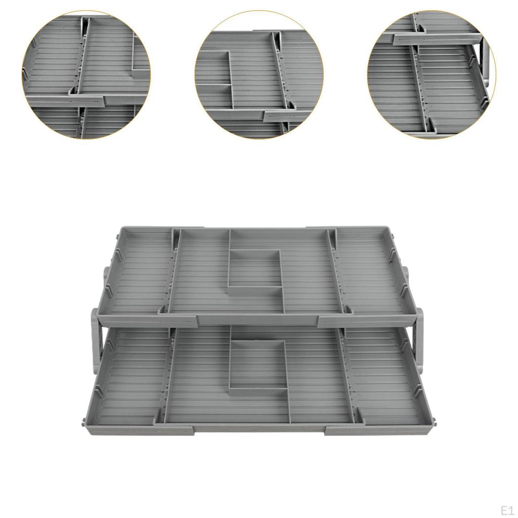 Boîte de rangement pour bijoux, tiroir de maquillage, porte-collier pour pendentifs et chaînes