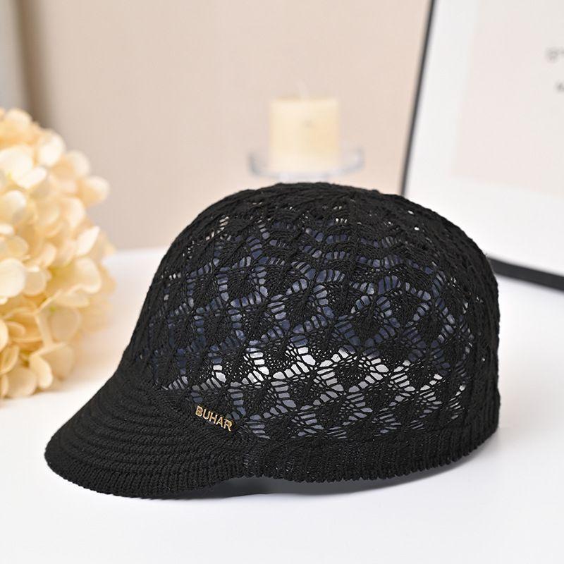 Hut Damen Frühling/Sommer Entenschnabelkappe Design Sinn Ausgeschnitten Damen Eis Seide Hut Beilei Hut