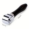 Leather Tools Making 1pc Diy Leather Crimping Roller Double Bearing Wooden Handle Manual Edge Roller For Beginners Professionals