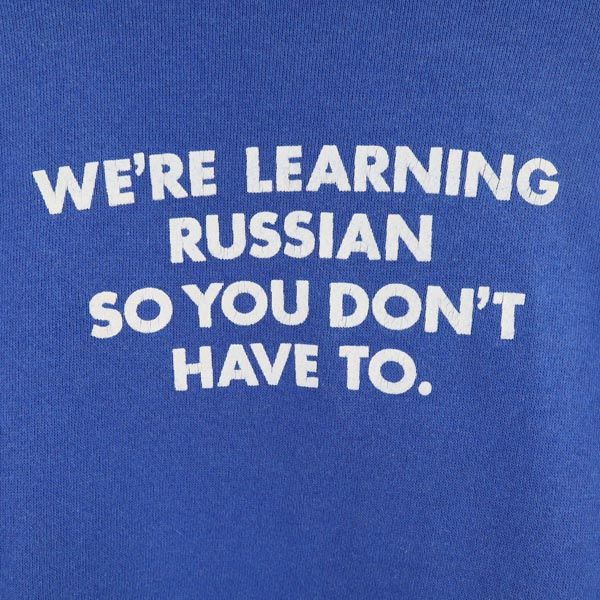 Hanes 80s Made in USA Print Long sleeve trainer Men's Used