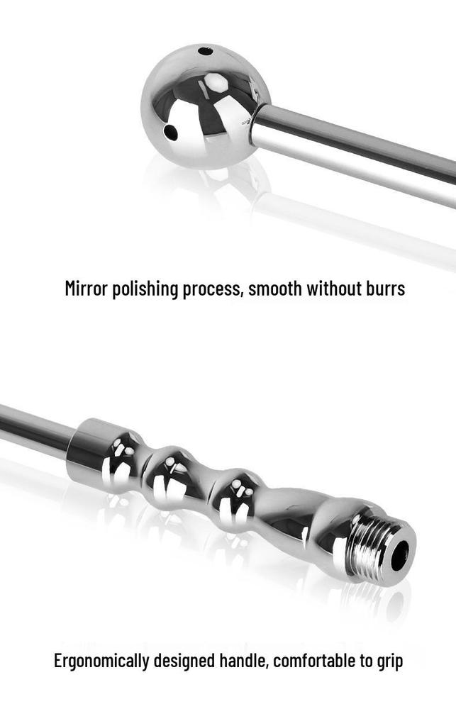 Metal Anal Dilator & Dual-Use Butt Plug for Expansion Training