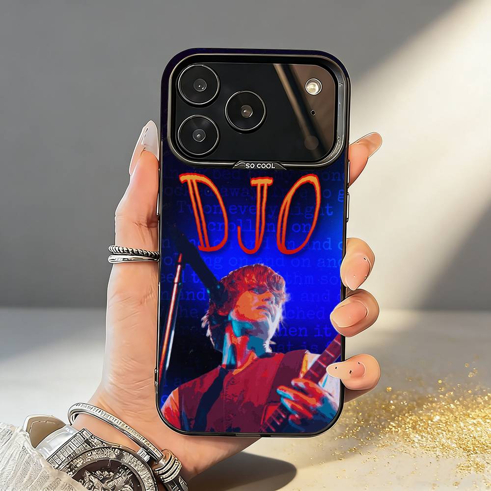 Joe K-Keery D-Djo Phone Case For iPhone17,16,15,14,13,12,11,Pro,MAX Gray Matte Silicone Black Cover