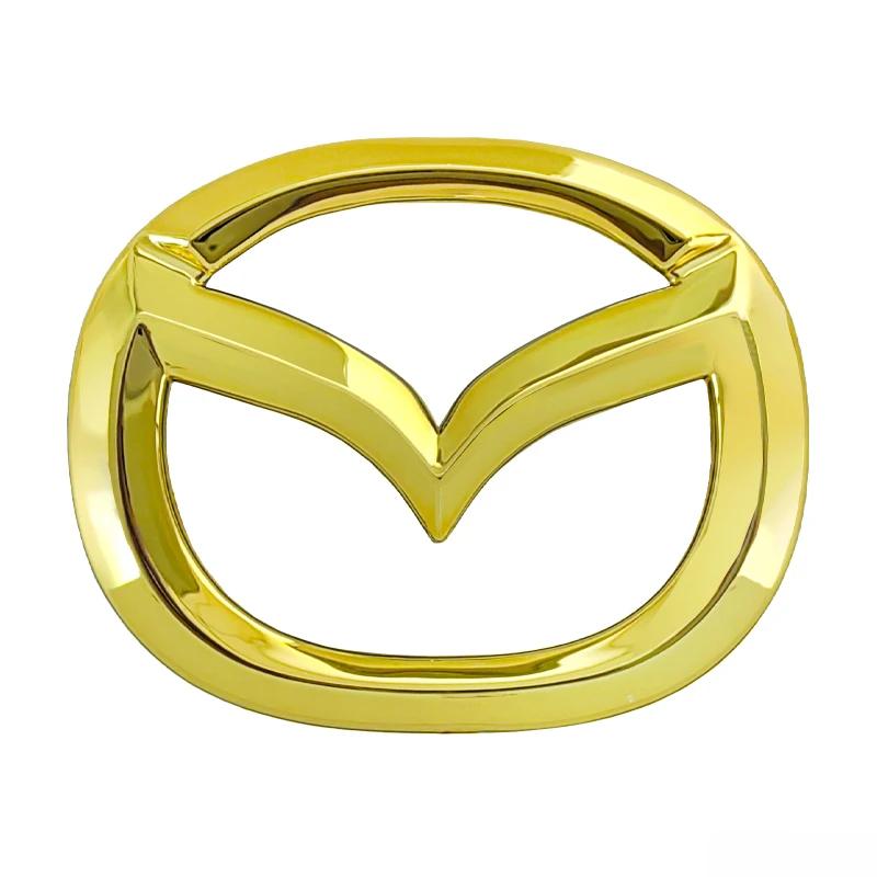 For Mazda CX6 RX7 MX5 CX5 CX3 Protege CX9 CX7 CX9 ABS Car Steering Wheel Emblem Cover Stickers Auto Logo Badge Decals Decoration FAWR