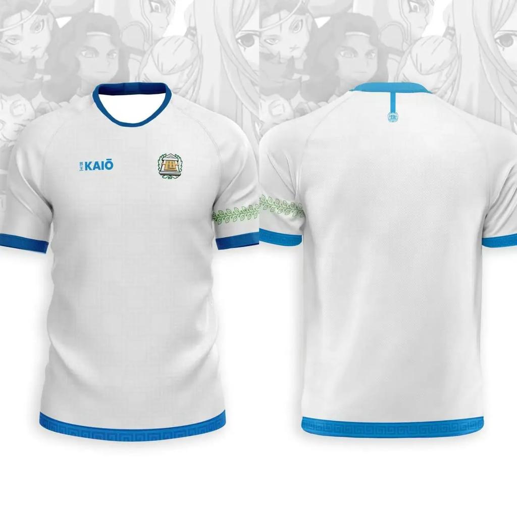 Maglia Kaio Inazuma Eleven Cosplay Anime Stampa 3D T-shirt da Uomo Uomo Donna Sportiva Maglietta da Calcio Harajuku Y2k Top Tee Abbigliamento Uomo