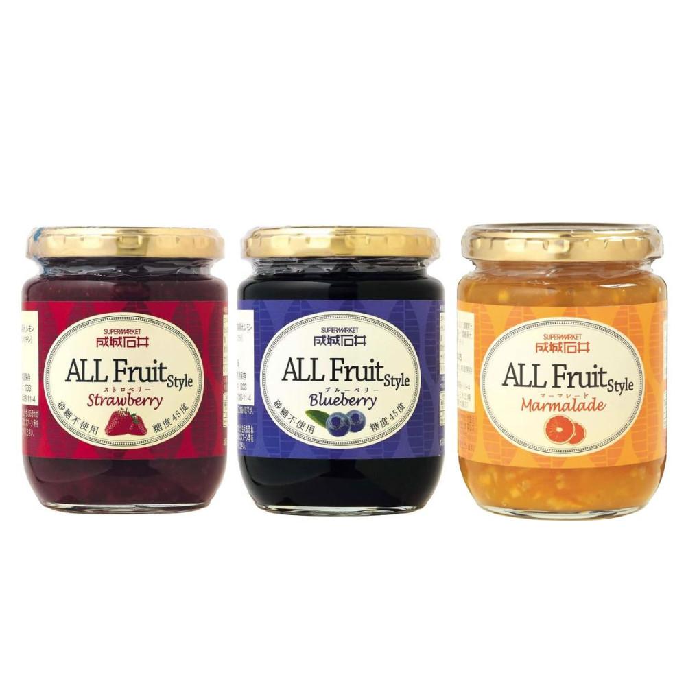 Japan Seijo Ishii All Fruit Style Jam 265g (Strawberry / Blueberry / Marmalade)