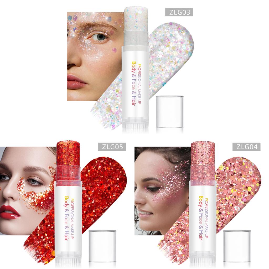 Body Glow Stick Face Sparkle Gel For Festival Makeup And Carnival Fun