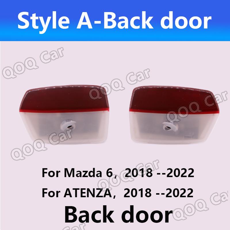 For Mazda 6 ATENZA RUIYI CX9 RX8 MS Led Car Door Logo Welcome Shadow Light Laser Projector Ghost Lamp Auto Accessories Glass Len