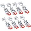 8 Pieces Toggle Latch Clamps Heavy Duty, Hardware Practical, Pull Hasp latches Adjustable for
