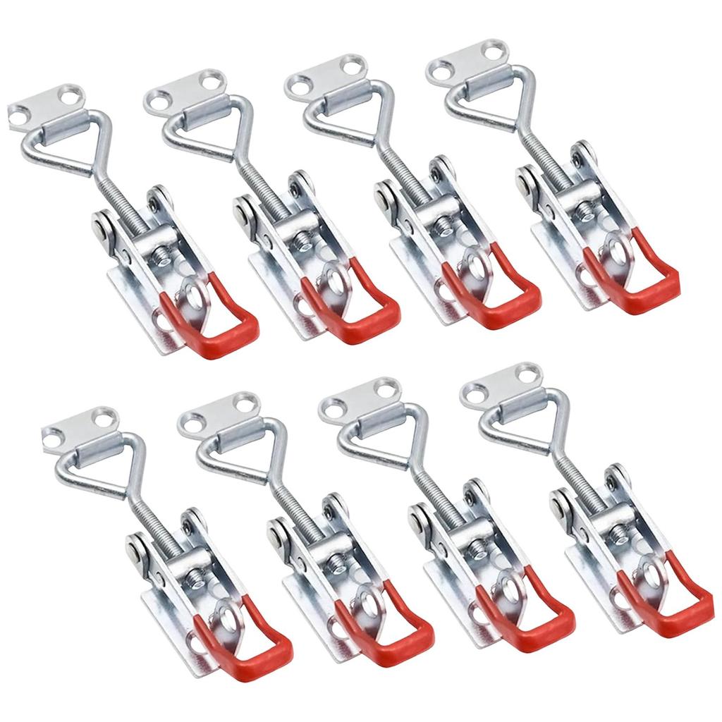 8 Pieces Toggle Latch Clamps Heavy Duty, Hardware Practical, Pull Hasp latches Adjustable for