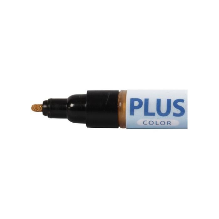 Feutre - Creativ Company - Plus Color - Or - 1-2 mm - Séchage rapide