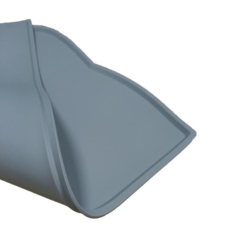 Silikonowa podkładka dla dzieci w kształcie kota, antypoślizgowa, zapobiegająca rozlewaniu, odporna na wilgoć, łatwa do czyszczenia