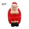 Vinyl Desktop Nightlight Christmas Night Light, Santa Snowman Elk Bell Figurine Lamp, Glowing Small Festive Room Accents LED Tabletop Decor,