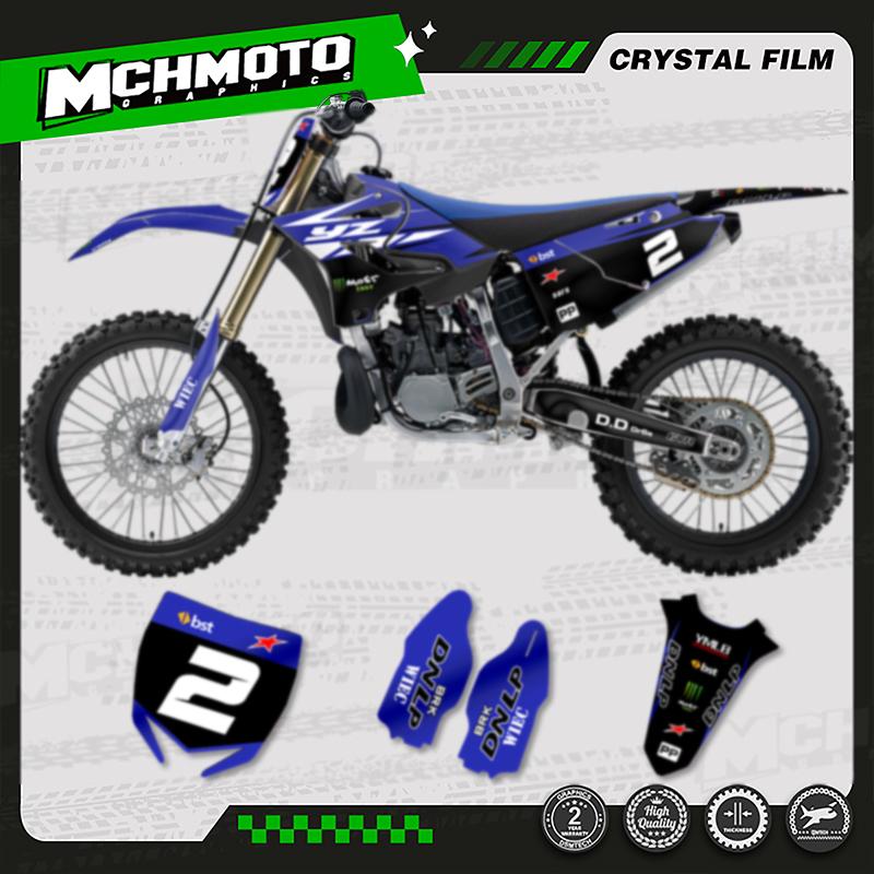 MCHMFG Motorcycle Fairing Graphics Decal Stickers For YAMAHA YZ125 YZ250 YZ 125 250 2015- YZ250X 2016-