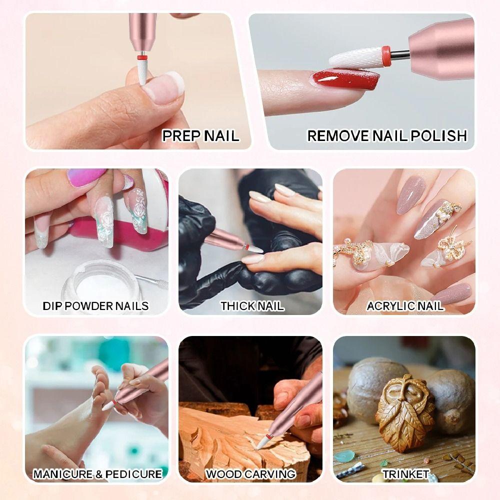 Professional Electric Nail Drill Machine High-Speed Nail Removal Tool  Nail Art Tools