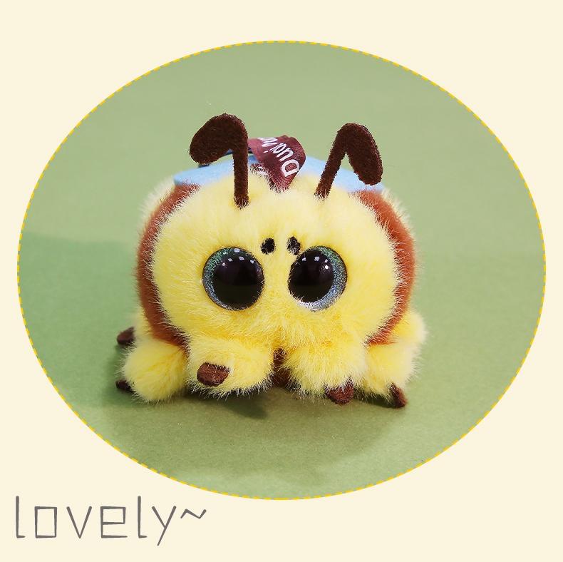 Rich and interesting insect pendants Plush Toy Mobile phone pendant keychain decoration For Boys And Girls Birthday Gift