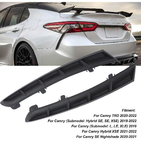 2Pcs Rear Bumper Extension Trim, Left And Right Rear Bumper Extension Trim, Extension with OE Number for 2018 To 2022