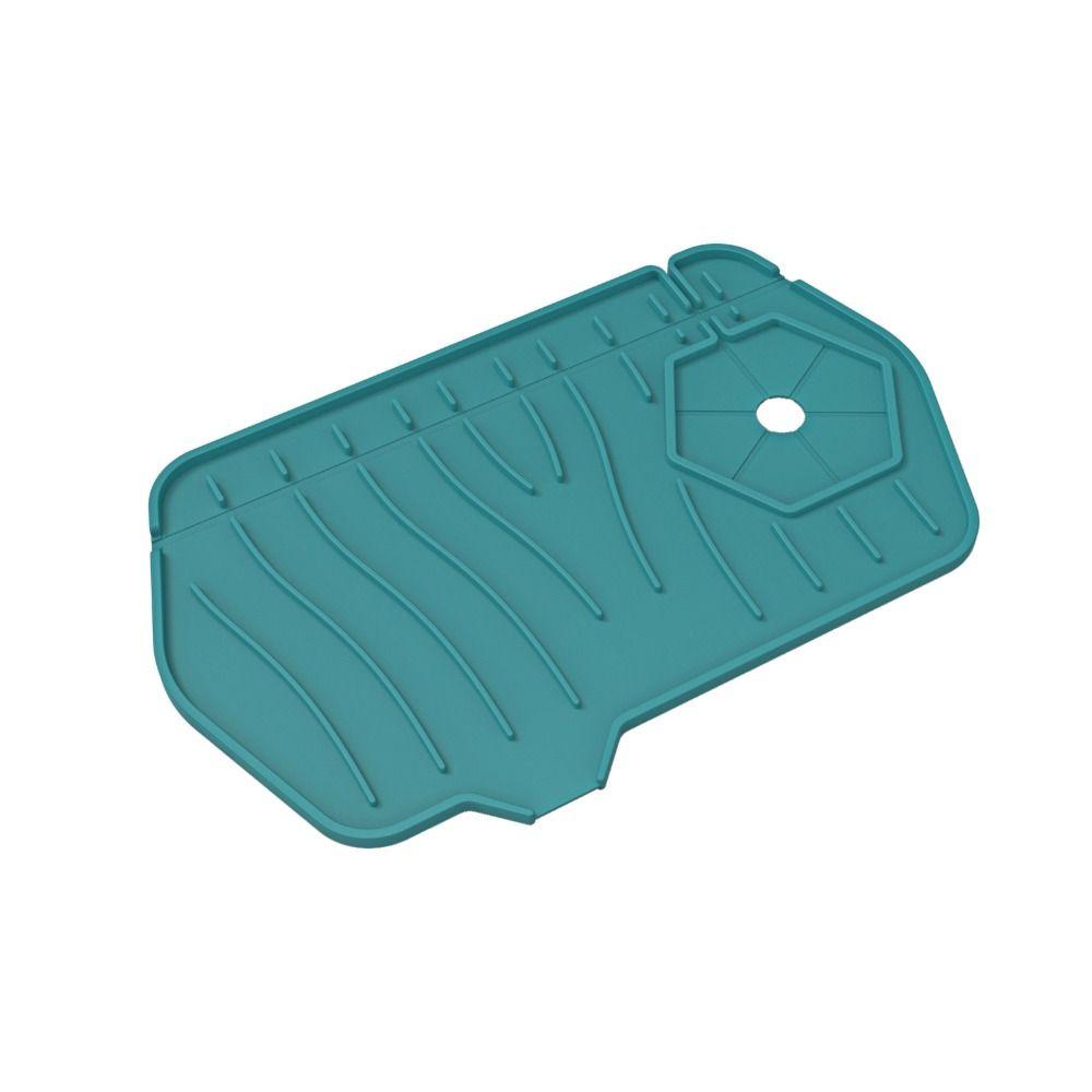 

Защитник столешницы для кухни ванной комнаты впитывающий воду сушильный коврик коврик для раковины коврик для смесителя дренажный коврик синий