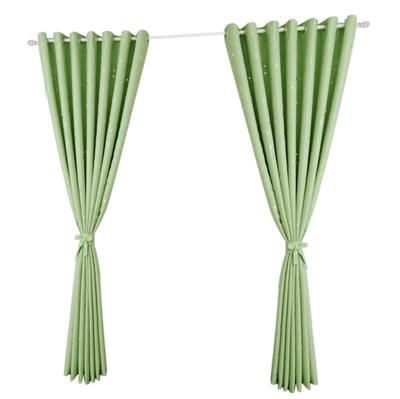 Rideau de porte et fenêtre de style coréen, occultant, décoration de salle de bain, salon, vert