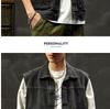 Men's Stylish Denim Vest: New Spring/Autumn Sleeveless Jacket, Versatile Loose-Fit Waistcoat