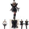 Halloween Womens Dark Angel Devil Costume Fancy Dress Ghost Bar Party Cosplay