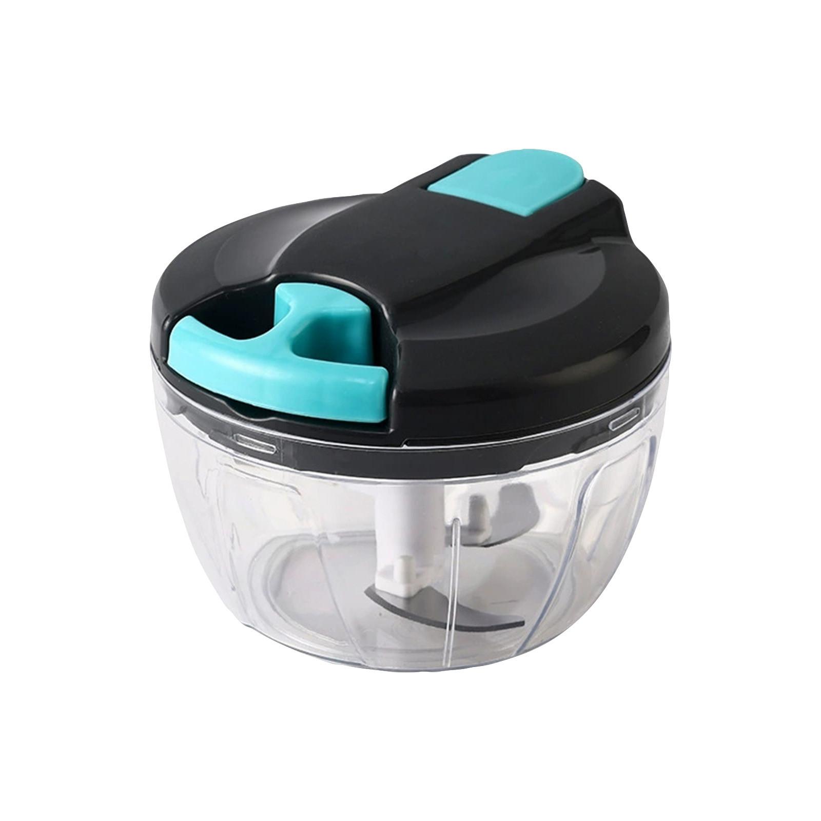 

Ручной кухонный комбайн Овощерезка, Портативный ручной измельчитель чеснока с тросиком, Измельчитель лука для овощей, имбиря, фруктов, зелени и т. д. One Size тёмно-синий