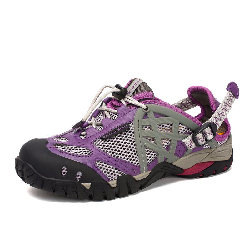 Summer outdoor couple s creek walking shoes men s and women s amphibious shoes speed wading shoes dry hiking hiking shoes 35