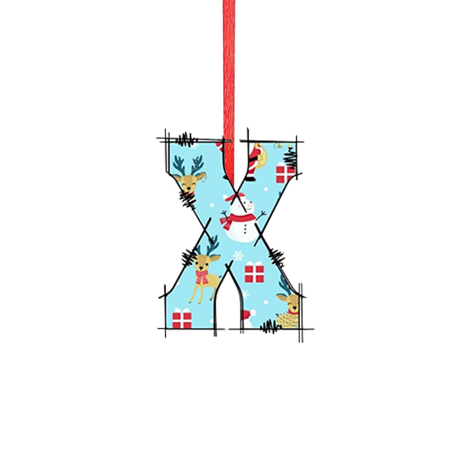 

2D Рождественский Подвесной Декор Бирка на Елку Тематическая Вечеринка Поделки Украшение One Size