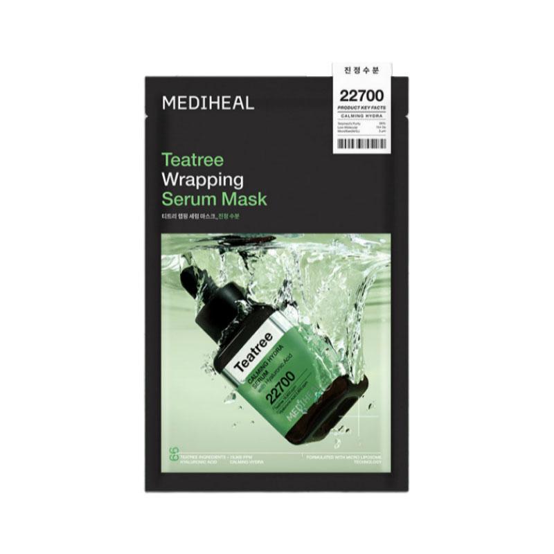 MEDIHEAL Wrapping Serum Maske 10 Stück (6 Typen) Tea Tree