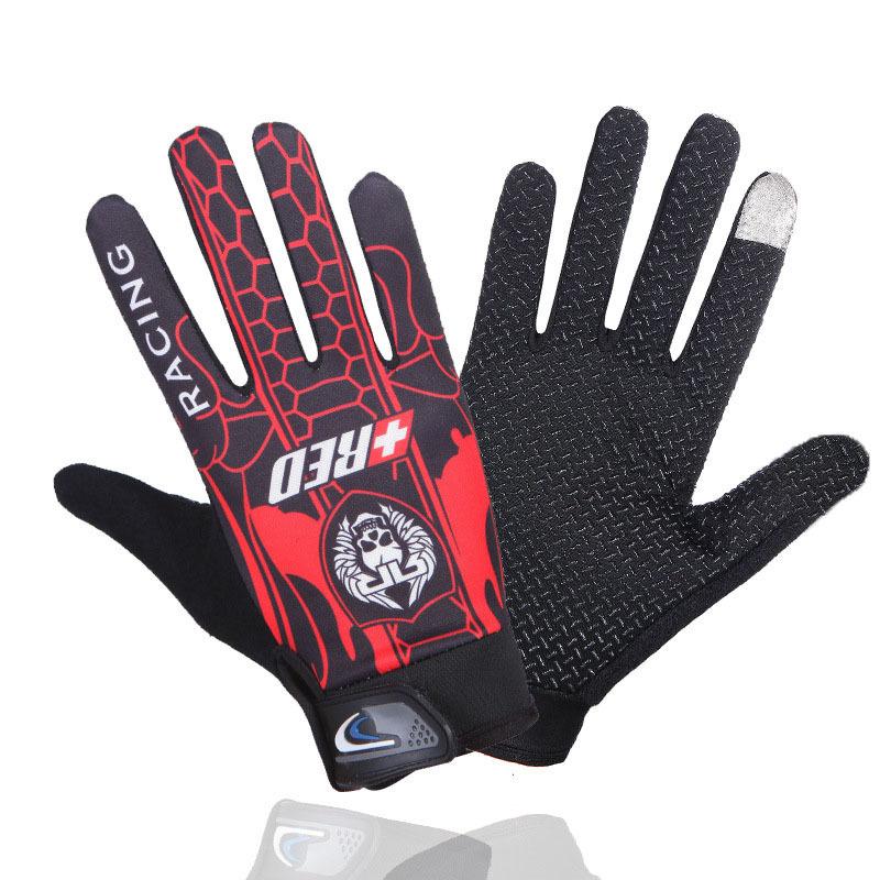 Cycling Gloves Men and Women's Spring Outdoor Sports Frisbee Cycling Breathable Sun Protection Non-slip Long Finger Touch Screen Thin Gloves