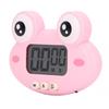 Cartoon Digital Timer ABS Portable Lightweight Simple To Use Cute Cartoon Timer for Kitchen Cooking Pink Frog