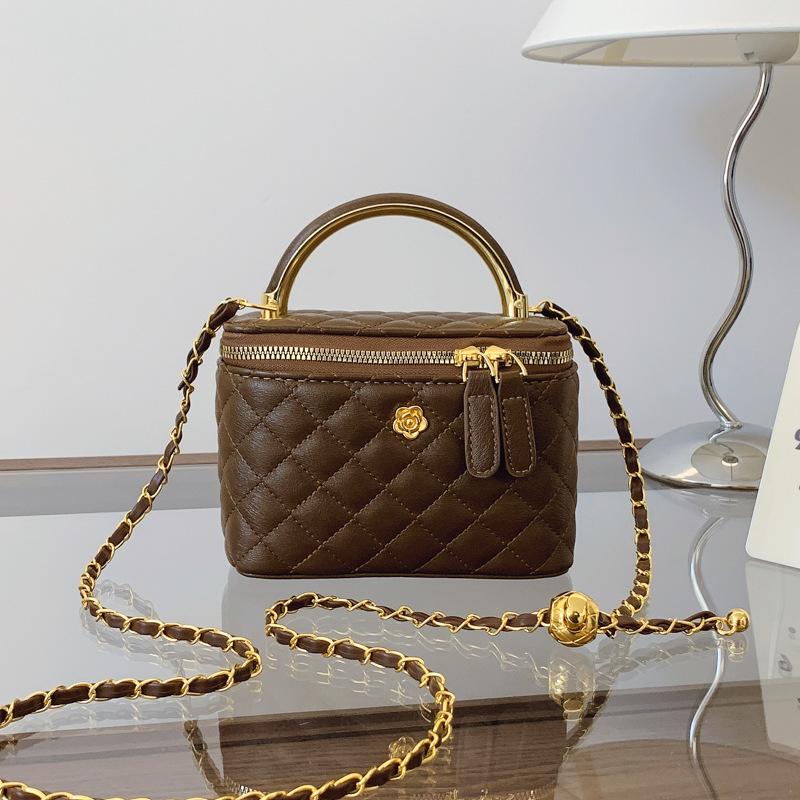 Hand Carry Fashion Box Bag, New High-end Diamond Shoulder Bag, Trendy Versatile Messenger Women's Bag
