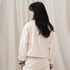 (WMNS) New Balance Half Zip Sweatshirt Asia Sizing 'Cream White Red' Women's AWT23561-MCU