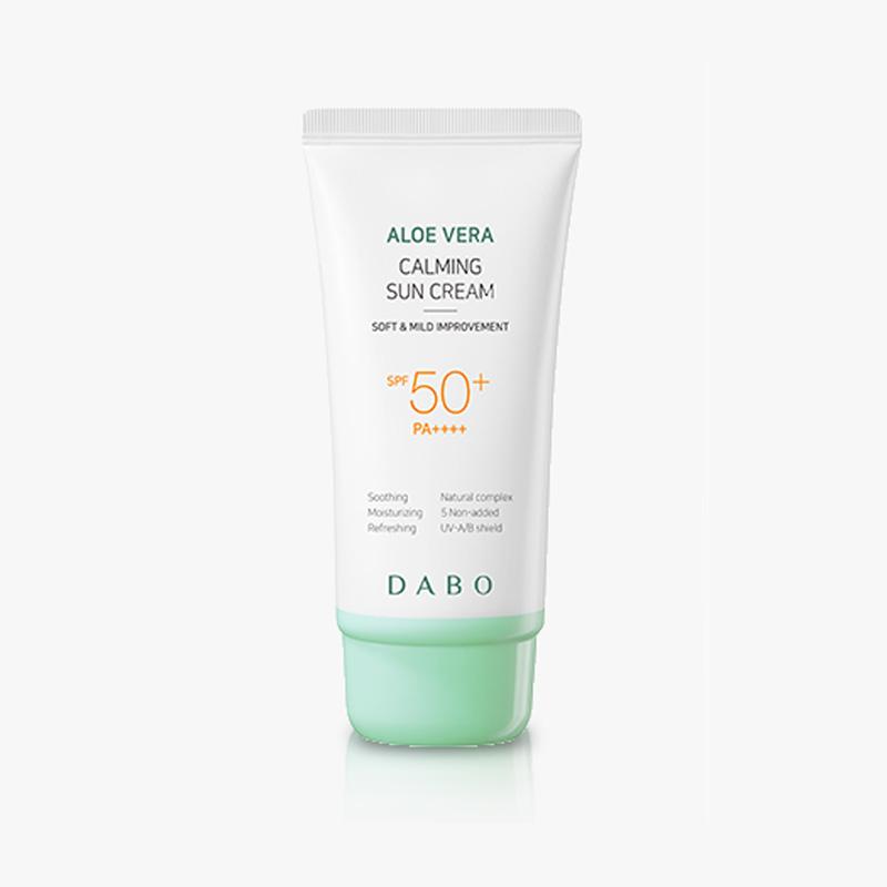 

DABO Aloevera Успокаивающий солнцезащитный крем SPF50+ PA+++ 70мл (3 варианта)