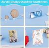 Card Display Stand, 20 Pack Small Easel Stand, Acrylic Picture Holder Stands, for Challenge Coin Graded Card Sports Card Trading