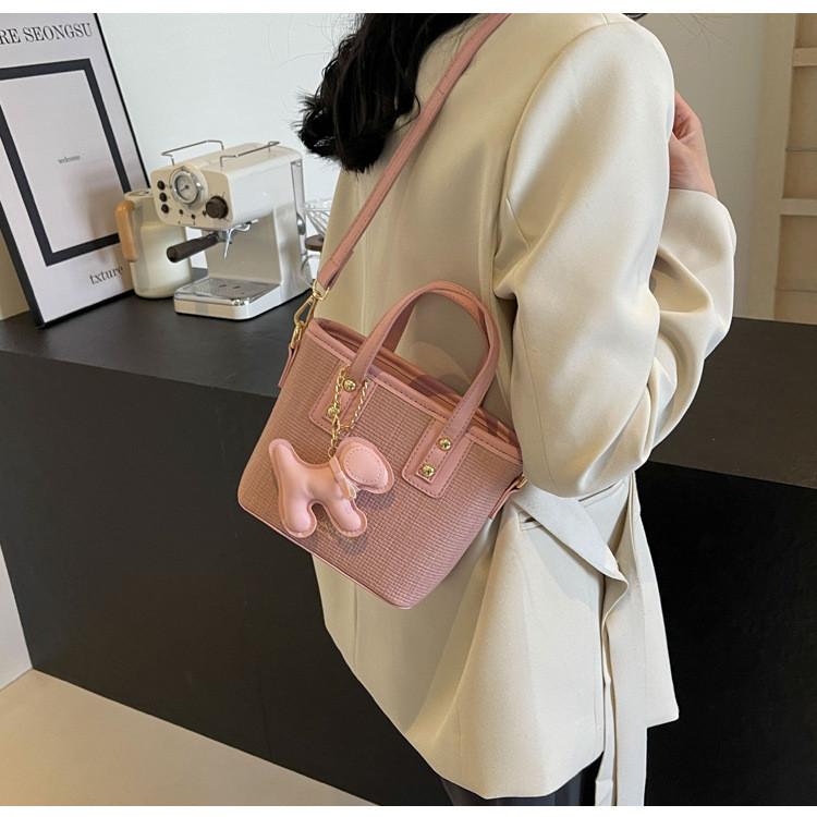 Trendy Bucket Bag For Women 2024 Spring New Fashion Minimalist High-end Handbag Shoulder Crossbody Bag