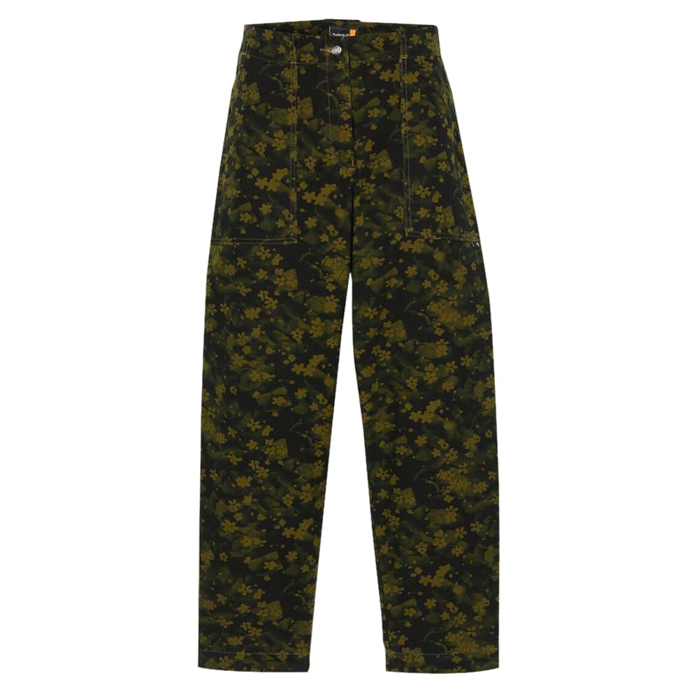 

Timberland Women s Floral Dark Olive Print Pants, Size 29, TB0A6XXXEFX1