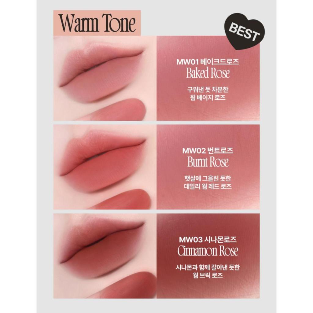 fwee Rose Obsession Stay-fit Lip Tint (18 Colors)