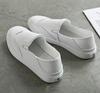 Mocassini da donna in pelle di vacchetta bianca: Scarpe in Pelle Slip-On Versatili per la Primavera/Estate 2025