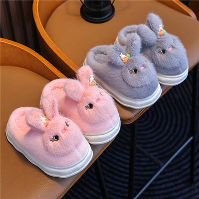 Pantoufles Enfant Pantoufles en Coton Hiver Pantoufles Dessin Animé Filles Chaussons d'Intérieur Chaud Garçon Chaussure en Coton Chaussures Enfant Tongs Zapatos Niña