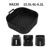 Silicone Liner Square Air Frying Machine Liner Reusable Air Frying Machine Liner Silicone Oven Baking Tray for NA230