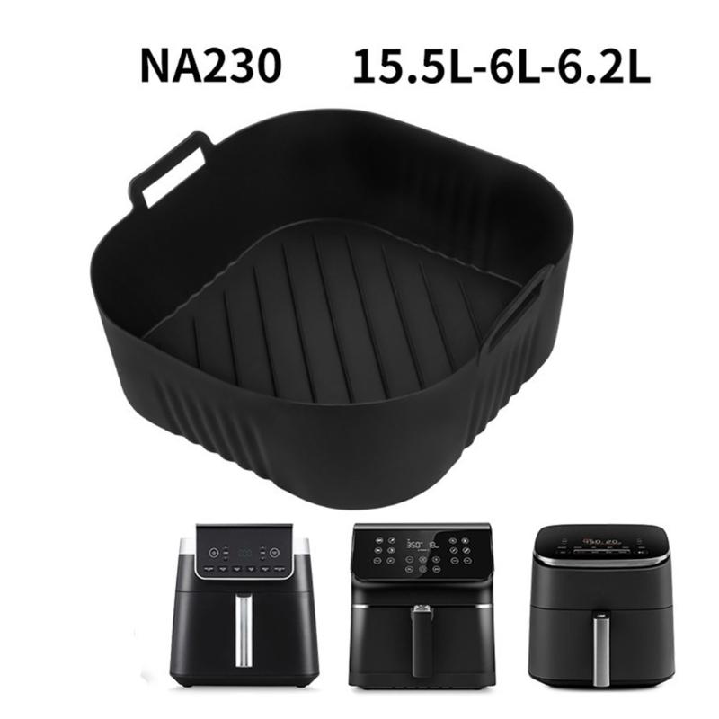 Silicone Liner Square Air Frying Machine Liner Reusable Air Frying Machine Liner Silicone Oven Baking Tray for NA230