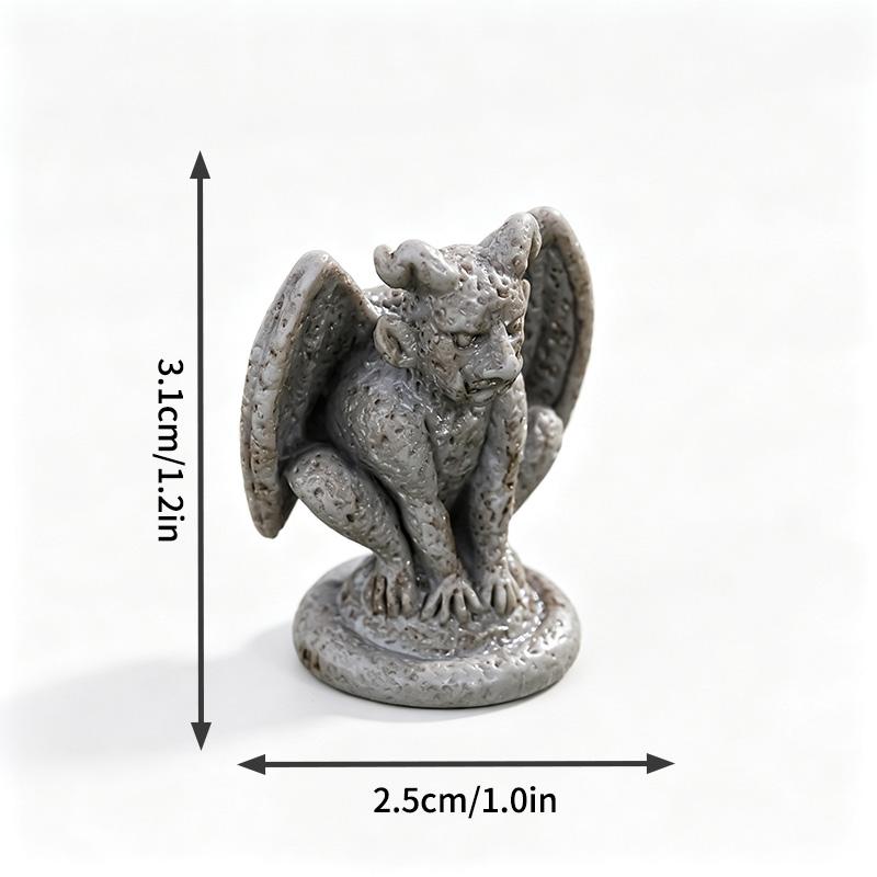 Halloween Decorations Skull Bat Mini Figurines Ornament Desktop Landscape Figurine Decoration