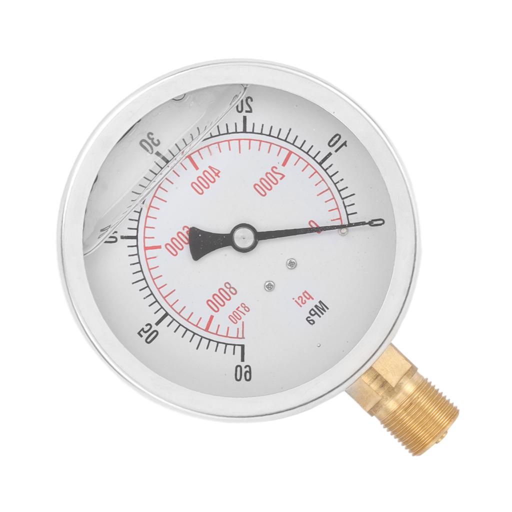 M20x1 CO2 Cylinder Pressure Gauge 8700psi Carbon Dioxide Pressure Gauge CO2 Gage