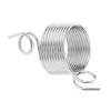 Stainless Steel Knitting Thimble with Two Yarn Guides for Norwegian Knitting Crocheting Wool Weaving Smooth Comfort