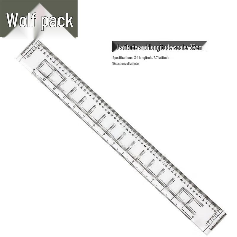 Conglang Latitude and Longitude Protractor Ruler
